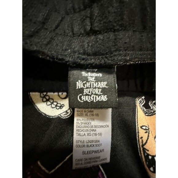 Nightmare Before Christmas Lounge Pants jogger  XL Sleepwear Disney Tim Burton - Picture 11 of 15